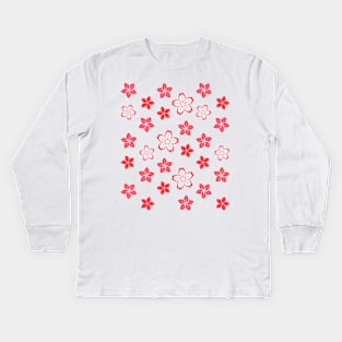 Cherry Blossom 11 Kids Long Sleeve T-Shirt